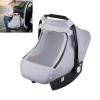 Montesy Infant Canopy with Soft & Breathable Window, Baby Strollers Guard for Boys Girls Windproof Carry Basket Sleeve view 2