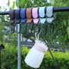 4-Pack of Leather-Style Stroller Accessories, Stroller Hooks for Hanging Diaper Bags,Universal Hooks (Brown) view 4