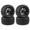 130MM 1/10 RC Monster Truck Buggy Tire Tyre Wheel Foam Inserts 12mm Hex for Traxxas Arrma Redcat HSP HPI Tamiya Kyosho view 1