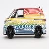 1:64 Scale Diecast Model Car Compatible with Mini GT VW Volkswagen ID. Buzz Prototype Rainbow Limited Edition MGT00899 view 1