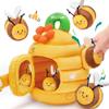 JoyCat 6 Month Old Baby Toys, Flower Beehive with 5 Stuffed Sensory Bees, Crinkle, Rattle, Mirror, Montessori Toys for 6-10 Months Old Babies, Infant Toys Baby Shower Birthday view 1