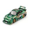 1:64 Scale Diecast Model Car Compatible with Mini GT Nissan Silvia S15 LB-Super Silhouette LBWK 2024 Fausto Racing Limited Edition MGT00858 view 3
