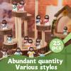 AMZFAVOR 25pcs Little Jesus Figures, Multicolor Mini Figurines in Bulk, Tiny Baby Jesus Rubber Toys to Hide and Seek for Valentine's Day Gifts, Easter Egg Hunts, Sunday School Supplies, Kids & Adults view 4