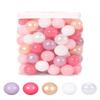 GOGOSO Ball Pit Balls for Toddlers Dogs Baby, 2.2 Inch Pastel Play Ball Toys Kid Ballpit, Bounse House, Birthday, Tent, Party,100 pcs, Pink Gold view 1