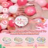 GOGOSO Ball Pit Balls for Toddlers Dogs Baby, 2.2 Inch Pastel Play Ball Toys Kid Ballpit, Bounse House, Birthday, Tent, Party,100 pcs, Pink Gold view 2