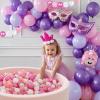 Heopeis Ball Pit Balls Stars and Hearts 100 200 500 1000 Plastic Balls for Toddlers Phthalate Free BPA Free Crush Proof Balls in Reusable Play Toys for Kids with Storage Bag Indoor Outdoor view 2