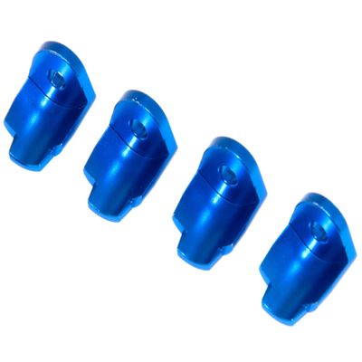 Shocks Cap Compatible with Arrma 1/14 Mojave & 1/18 Typhon Granite Grom Upgrade Rc Car Aluminum Alloy Shock Absorber Protector Part Replace(Blue)