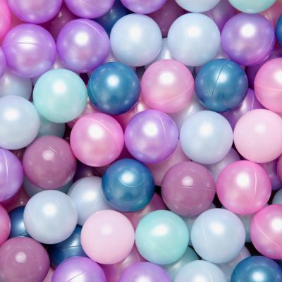 GOGOSO Ball Pit Balls for Toddlers Dogs Baby, 2.2 Inch Pastel Play Ball Toys Kid Ballpit, Bounse House, Birthday, Tent, Party,100 pcs, Green Mermaid