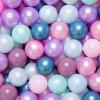 GOGOSO Ball Pit Balls for Toddlers Dogs Baby, 2.2 Inch Pastel Play Ball Toys Kid Ballpit, Bounse House, Birthday, Tent, Party,100 pcs, Green Mermaid view 1