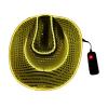 YFAFA Vacation Hats Glowing Panama Hat Glinting Sequins for Girl Teens Hats for Carnivals Music Festival view 1