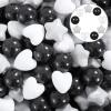 Heopeis Ball Pit Balls Stars and Hearts 100 200 500 1000 Plastic Balls for Toddlers Phthalate Free BPA Free Crush Proof Balls in Reusable Play Toys for Kids with Storage Bag Indoor Outdoor view 1