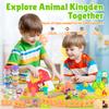 Farm Animals Color Dough Toys for Kids Ages 2-4-8, Big Red Barn Farm Playset with Animal Figures Clay Dough Modeling Tools, Art Crafts Toddler Learning Toy, Ideal Christmas Birthday Gifts view 2