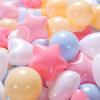 Heopeis Ball Pit Balls Stars and Hearts 100 200 500 1000 Plastic Balls for Toddlers Phthalate Free BPA Free Crush Proof Balls in Reusable Play Toys for Kids with Storage Bag Indoor Outdoor view 2