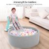 Heopeis Ball Pit Balls Stars and Hearts 100 200 500 1000 Plastic Balls for Toddlers Phthalate Free BPA Free Crush Proof Balls in Reusable Play Toys for Kids with Storage Bag Indoor Outdoor view 4