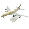 DBEIXIWEI 1:300 Scale Etihad Airlines A380 Finished Alloy Model Die-cast Airplane Airshow Model Mini Aircraft Aviation Miniature view 1