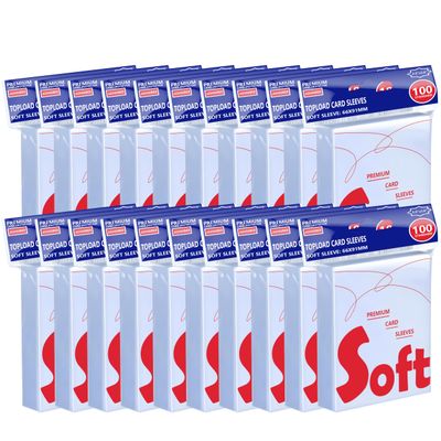2000ct Card Sleeves - OPP Penny Sleeve for Trading Cards - Premium Toploader Inner - Fit 2.5"x3.5" Standard Trading Sports Game Cards - Ideal for Card Enthusiasts (2000 Pcs)