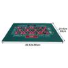 hzzsbu Roulette Playing Mat Blackjack and Roulette Table Mat, Green Felt Double Sided Casino Gaming Mat, Perfect for Casino Game Night view 2