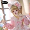 1/4 Liano Fullset D Bjd Doll Meow Maid Style Resin Toy for 15+ Years Old (Pink) view 3
