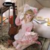 1/4 Liano Fullset D Bjd Doll Meow Maid Style Resin Toy for 15+ Years Old (Pink) view 4