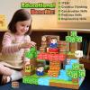 150PCS Magnetic Blocks - Magnetic Building Blocks STEM Toy, Build Mine Magnet World Craft Cubes for Kids, Magnet Blocks Montessori Sensory Toys for Toddlers, Kids Age 3-5 6-8 8-12 Boys Girls view 2