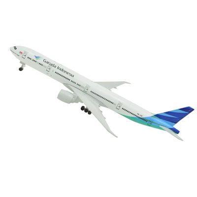 DBEIXIWEI 1:400 Scale Garuda Indonesia Airlines B777 Aircraft Model Alloy Memorial Airplane Aviation Collectibles Hobby Model Kit