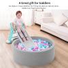 Heopeis Ball Pit Balls Stars and Hearts 100 200 500 1000 Plastic Balls for Toddlers Phthalate Free BPA Free Crush Proof Balls in Reusable Play Toys for Kids with Storage Bag Indoor Outdoor view 4