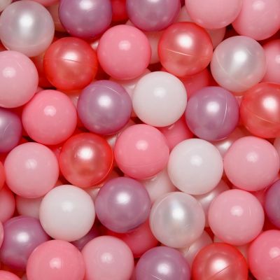 GOGOSO Ball Pit Balls for Toddlers Dogs Baby, 2.2 Inch Pastel Play Ball Toys Kid Ballpit, Bounse House, Birthday, Tent, Party,100 pcs, Pink Purple