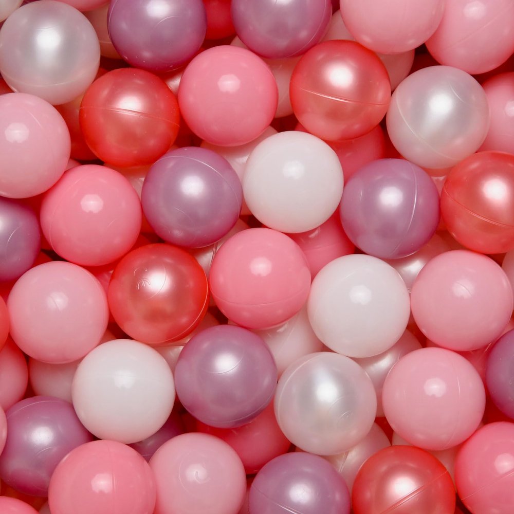 GOGOSO Ball Pit Balls for Toddlers Dogs Baby, 2.2 Inch Pastel Play Ball Toys Kid Ballpit, Bounse House, Birthday, Tent, Party,100 pcs, Pink Purple