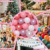 GOGOSO Ball Pit Balls for Toddlers Dogs Baby, 2.2 Inch Pastel Play Ball Toys Kid Ballpit, Bounse House, Birthday, Tent, Party,100 pcs, Pink Purple view 2
