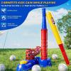 DULONIME T Ball Sets for Kids 3-5, Baseball T-Ball Set with 10 Balls, Outdoor Sport Toy Games for 3-12 Year Old Boys Girls Toddlers, Training Batting Tee for Backyard and Lawn Play view 4