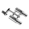 QTUONVD RC Upgrade Parts for 1/10 RC Drift Car Accessories Parts for Racing Car Exhaust Pipe License Plate Frame Set for Silver Black view 2