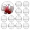 Kisangel 100pcs Clear Plastic Balls, Multi-Purpose Fillable Round Balls, Transparent for Kids, Present Packaging, 3.2cm view 1