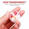 Kisangel 100pcs Clear Plastic Balls, Multi-Purpose Fillable Round Balls, Transparent for Kids, Present Packaging, 3.2cm view 3