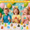 150 Pcs Rubber Ducks in Bulk,Car Ducks for Ducking,Mini Rubber Duckies for Toddler Baby Bath Toys view 3