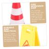HONITANO 1 Set Traffic Road Signs for Educational Construction Scene with Traffic Cones and Models for Classroom and Table Play view 2