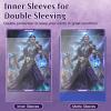 1000 Perfect Fit Sleeves,Inner Clear Card Sleeves Perfect Fit for Double Sleeving,60-Microns Ultra Clear Protection,High Clarity Trading Card Sleeve Compatible with MTG, TCG, Game,Sport Cards view 2