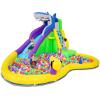 Bounce House for Big Kids 3-12 Years,Water Slide Bounce House,Inflatable Bounce Castle with Climbing Wall,Water Gun,Pool,13x14FT Play Center for Indoor/Outdoor Backyard (Yellow, Size1) view 1