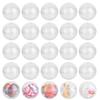 Kisangel 50pcs Gumball Vending Machine Capsules, 1.77inch Refillable Clear Ornament Balls Plastic Twisted Balls for DIY Easter Party Favors Supplies view 1