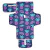 Reusable Changing pad Covers with Tissue Pocket Summer Neon Pineapple Leaf Diaper mat Changing pad Travel Infant Travel Kit cambiadores de pa?ales para Bebes view 2