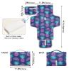 Reusable Changing pad Covers with Tissue Pocket Summer Neon Pineapple Leaf Diaper mat Changing pad Travel Infant Travel Kit cambiadores de pa?ales para Bebes view 4