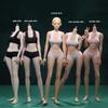 1/6 Scale Female Action Figure, 12 inches Flexible Seamless Joint Supermodel Long Legs Girl Action Figure Doll Model with Detachable Hand 1 Pairs & Feet 3 Pairs Accessories (New Pale Skin) view 2