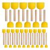 30Pieces Round Sponges Brush Set For Kids Student Art Craft Acrylic Painting Stencil Painting view 1