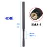868MHz 915MHz Tactical Goose Neck Antenna Individual Soldier Handheld Terminal Carrying Anti-Collision Antenna for Meshtastic (915mhz SMA Male 1pcs) view 2