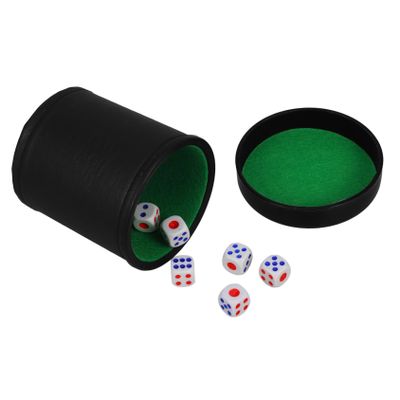 Alipis 1set Dice Cup Lid Compact Dice Holder for Quiet Shaking Includes and Base for Tabletop Games and Farkle Game Accessories