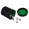 Alipis 1set Dice Cup Lid Compact Dice Holder for Quiet Shaking Includes and Base for Tabletop Games and Farkle Game Accessories view 1