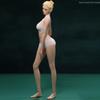 1/6 Scale Female Action Figure, 12 inches Flexible Seamless Joint Supermodel Long Legs Girl Action Figure Doll Model with Detachable Hand 1 Pairs & Feet 3 Pairs Accessories (Normal Skin) view 2
