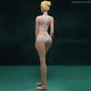 1/6 Scale Female Action Figure, 12 inches Flexible Seamless Joint Supermodel Long Legs Girl Action Figure Doll Model with Detachable Hand 1 Pairs & Feet 3 Pairs Accessories (Normal Skin) view 3