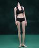 1/6 Scale Female Action Figure, 12 inches Flexible Seamless Joint Supermodel Long Legs Girl Action Figure Doll Model with Detachable Hand 1 Pairs & Feet 3 Pairs Accessories (Pink Skin) view 1