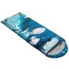 Smell Sunshine Kids Sleeping Bag for Boys Girls,3D Cartoon Fish Print-Lightweight Warm Portable Outdoor Indoor-Waterproof Cold Weather Resistant Sleeping Bag for Camping Hiking(Fish) view 2