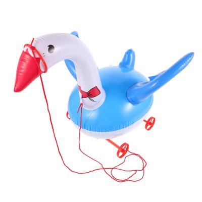 BESPORTBLE Frog Pull Along for Montessori Inflatable Frog Easy Inflate Fun for Birthday Parties and Creative Play Safe Materials for Development